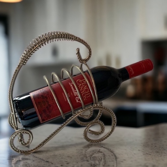 Iron Wine Bottle Holder Bottle Stand - Picture 5 of 5